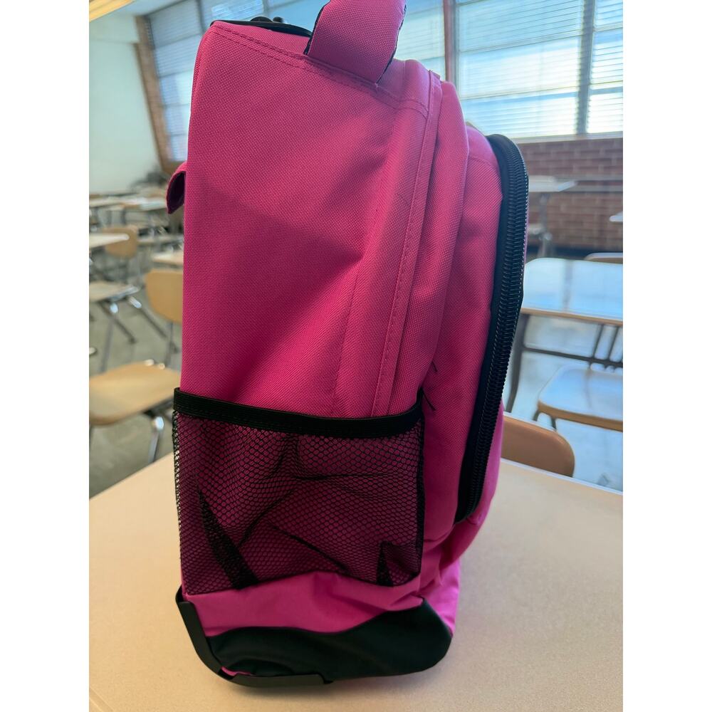 MOJO Colorado Avalanche Pink 19” Wheeled Rolling Backpack NHL - Picture 5 of 13